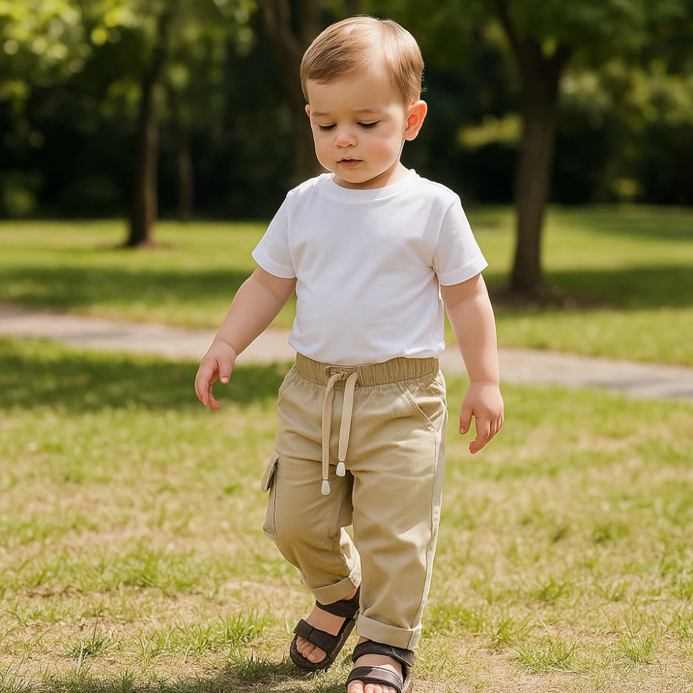ACTIV JEANS PANTS - BEIGE