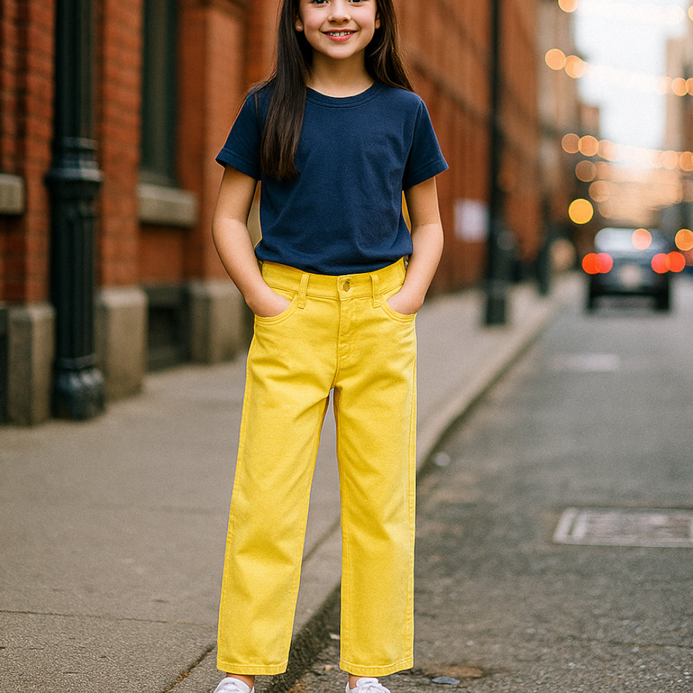 ACTIV JEANS PANTS - Yellow