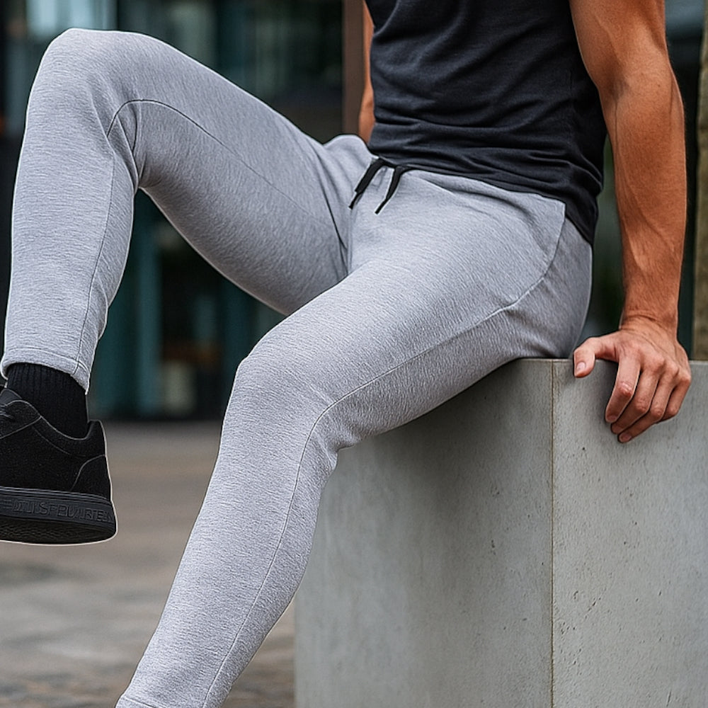 ACTIV BASIC CASUAL SWEATPANTS - GREY