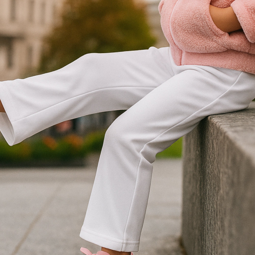 ACTIV BASIC PANTS - Girls - WHITE
