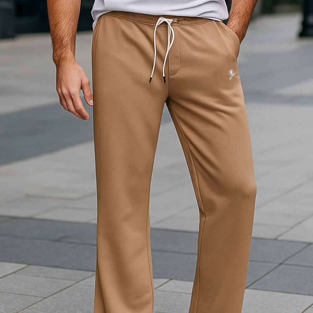 ACTIV BASIC CASUAL SWEATPANTS - BEIGE