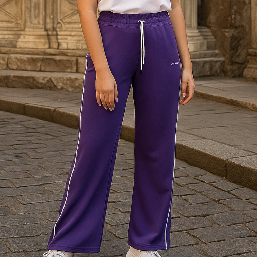 ACTIV BASIC CASUAL SWEATPANTS - PURPLE