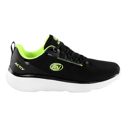 ACTIV RUNNING SHOES- BLACK