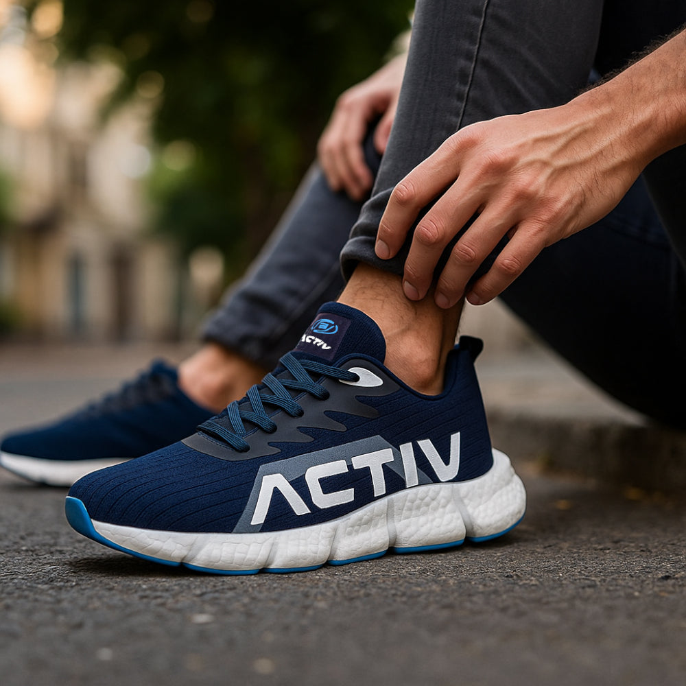 ACTIV RUNNING SHOES - NAVY