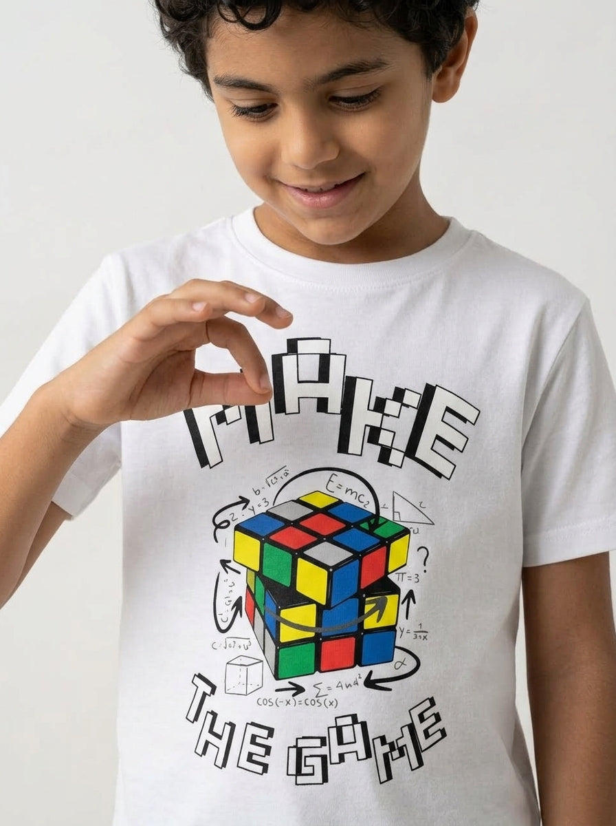 ACTIV GRAPHIC R.NECK T-SHIRT - WHITE