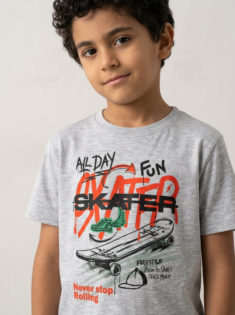 ACTIV GRAPHIC R.NECK T-SHIRT - CHANET