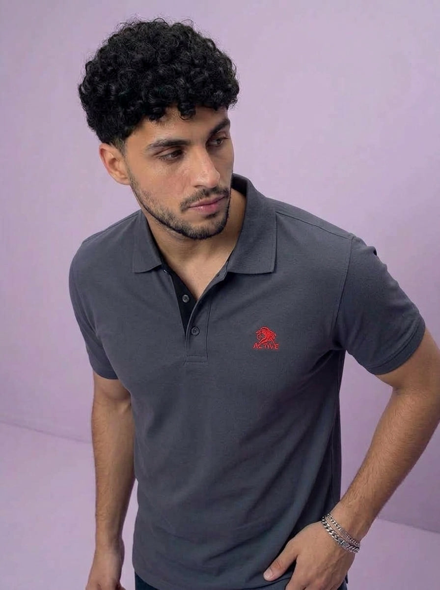 بولو أكتيف بيسك كاجوال - أحمر 