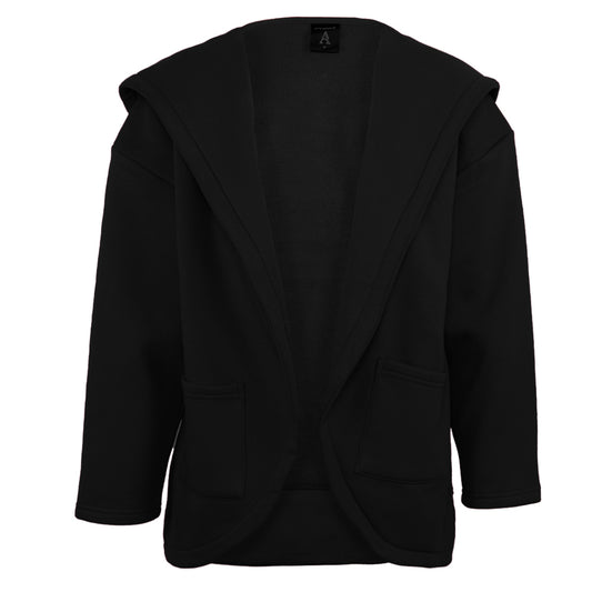 ACTIV CARDIGAN HOODIE SET - BLACK