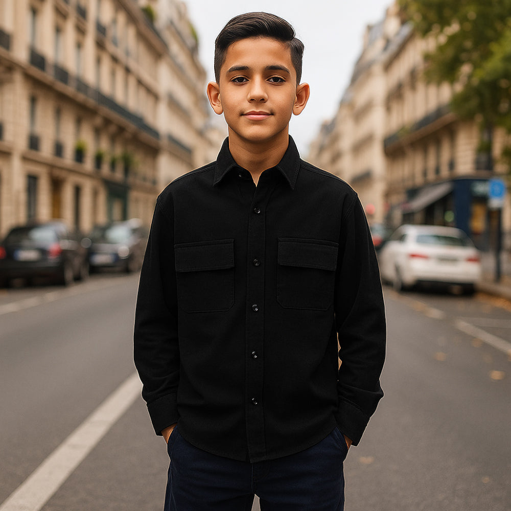 ACTIV KIDS SHIRT - BLACK