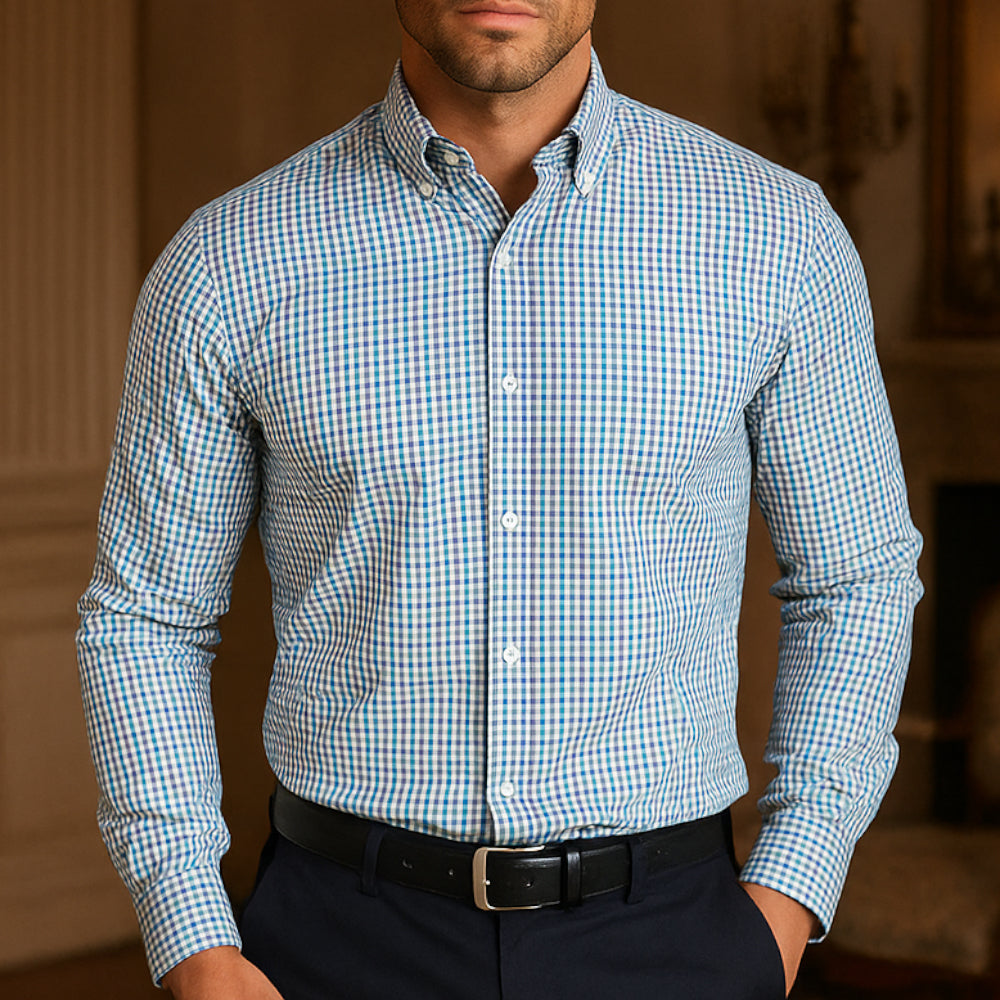 ACTIV KAROH L.S SHIRT - BLUE