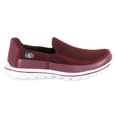 ACTIV SKECHERS SHOES - BURGUNDY