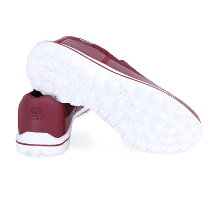 ACTIV SKECHERS SHOES - BURGUNDY