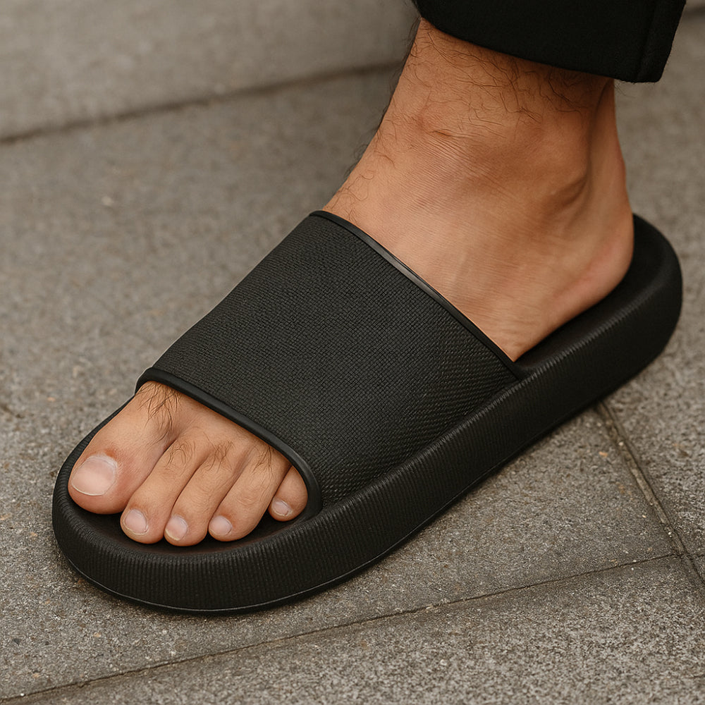 AIRLIFE U.PAMP SLIPPER - BLACK