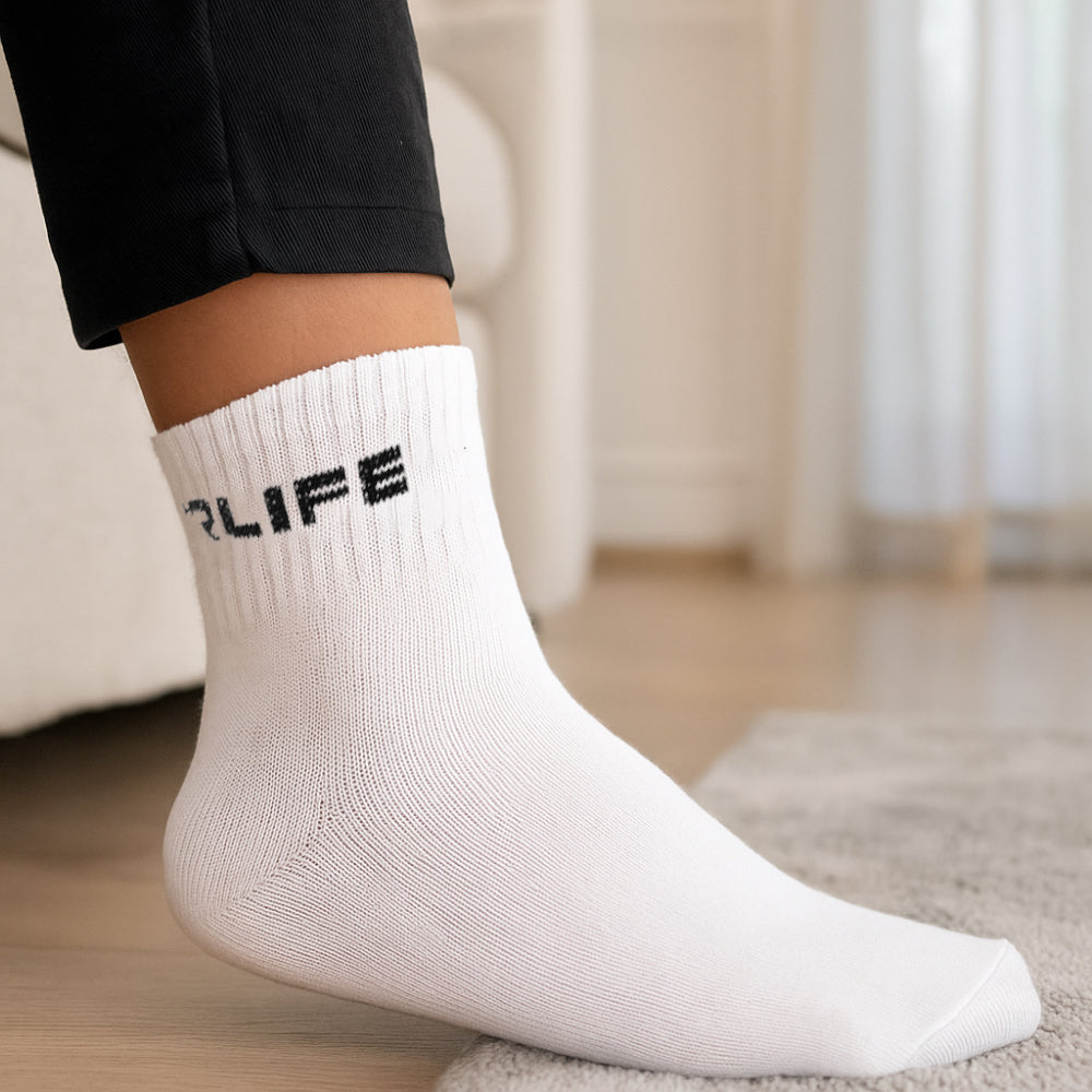 جوارب الكاحل الناعمة من AIRLIFE - بيضاء