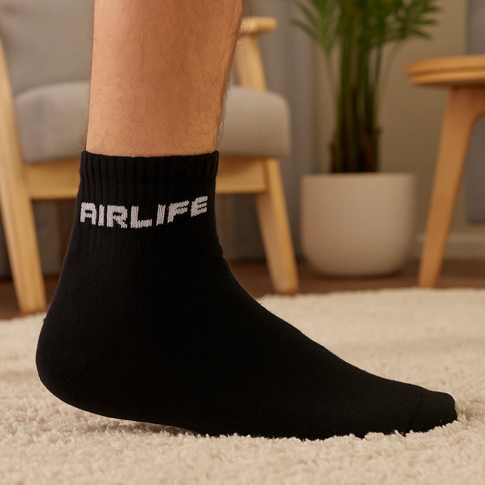جوارب AIRLIFE SOFT 2/3 - سوداء