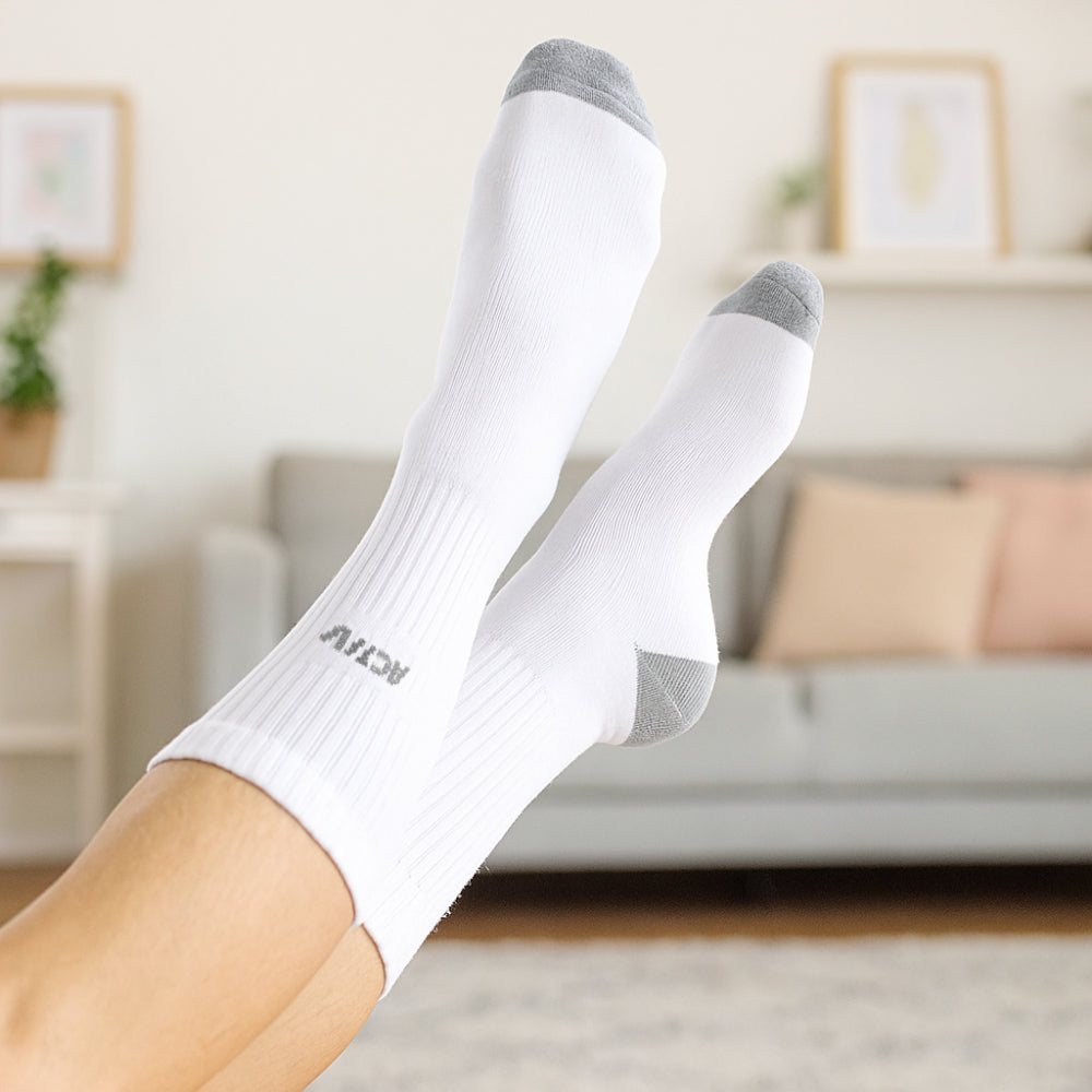 جوارب قصيرة من ACTIV TOWEL - بيضاء