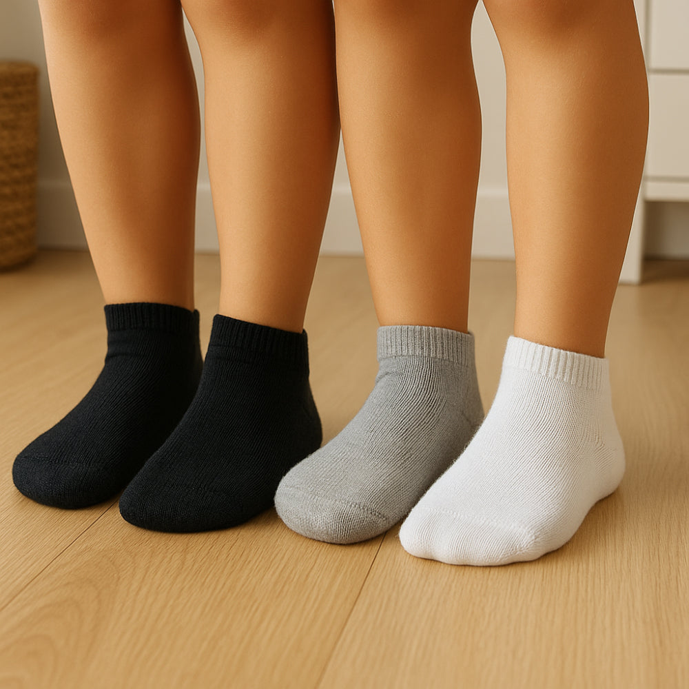 ACTIV SOFT ANKLE SOCKS-P*3 - NAVY*WHT
