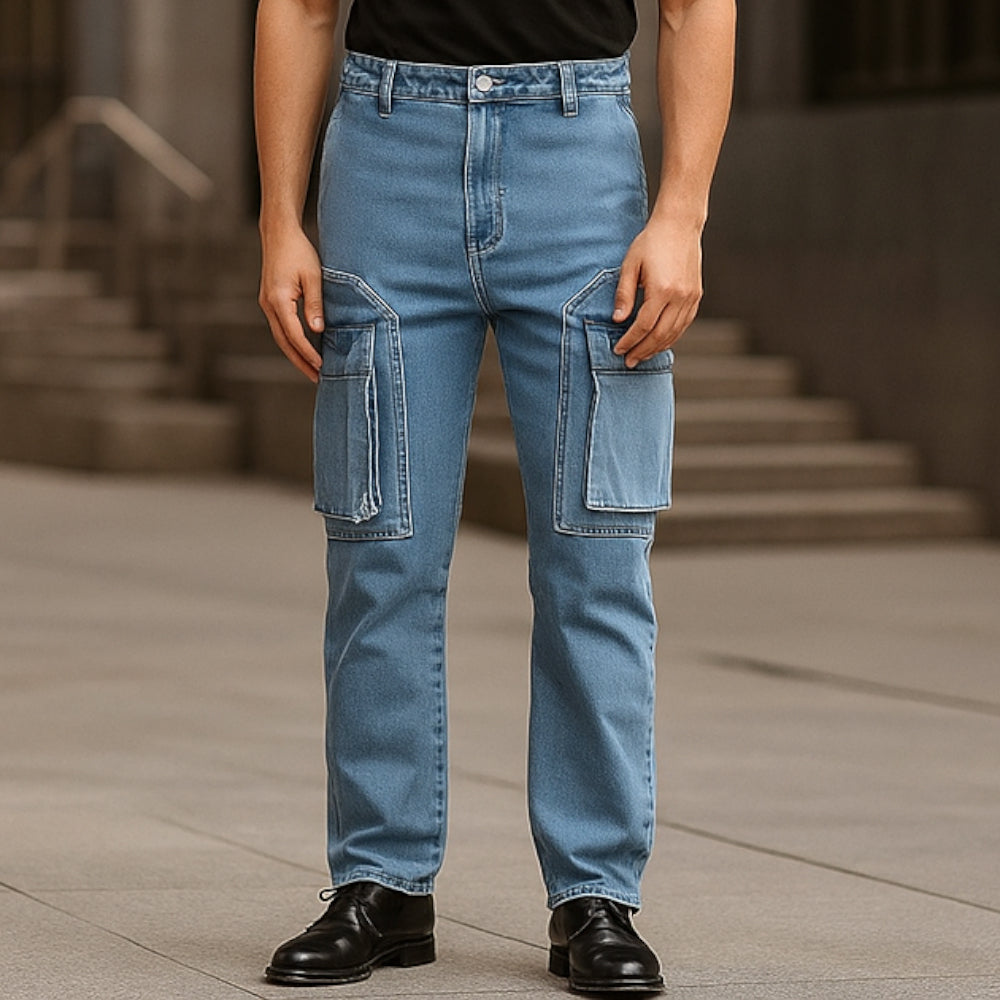 ACTIV CARGO JEANS PANTS - COLORS