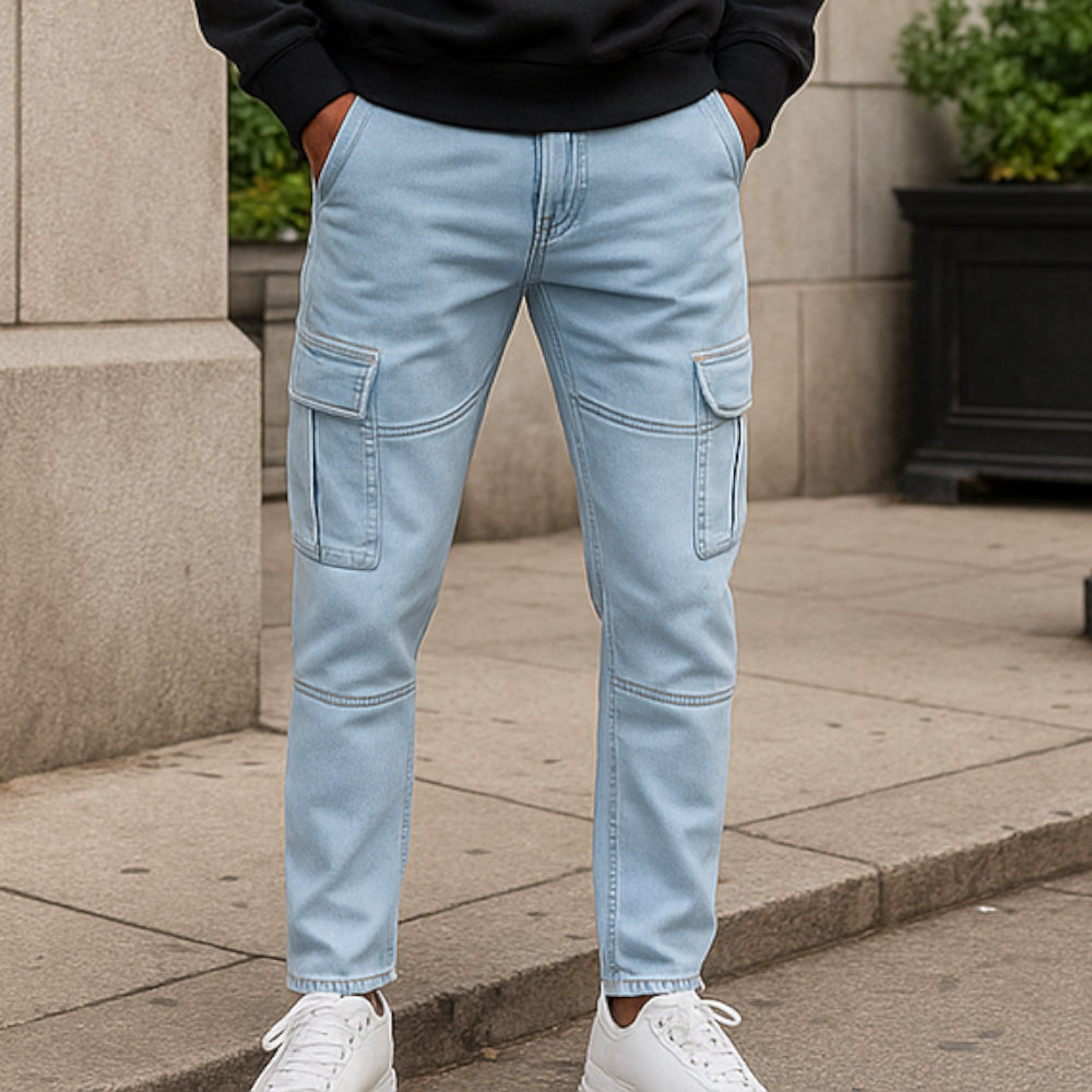 ACTIV CARGO JEANS PANTS - COLORS