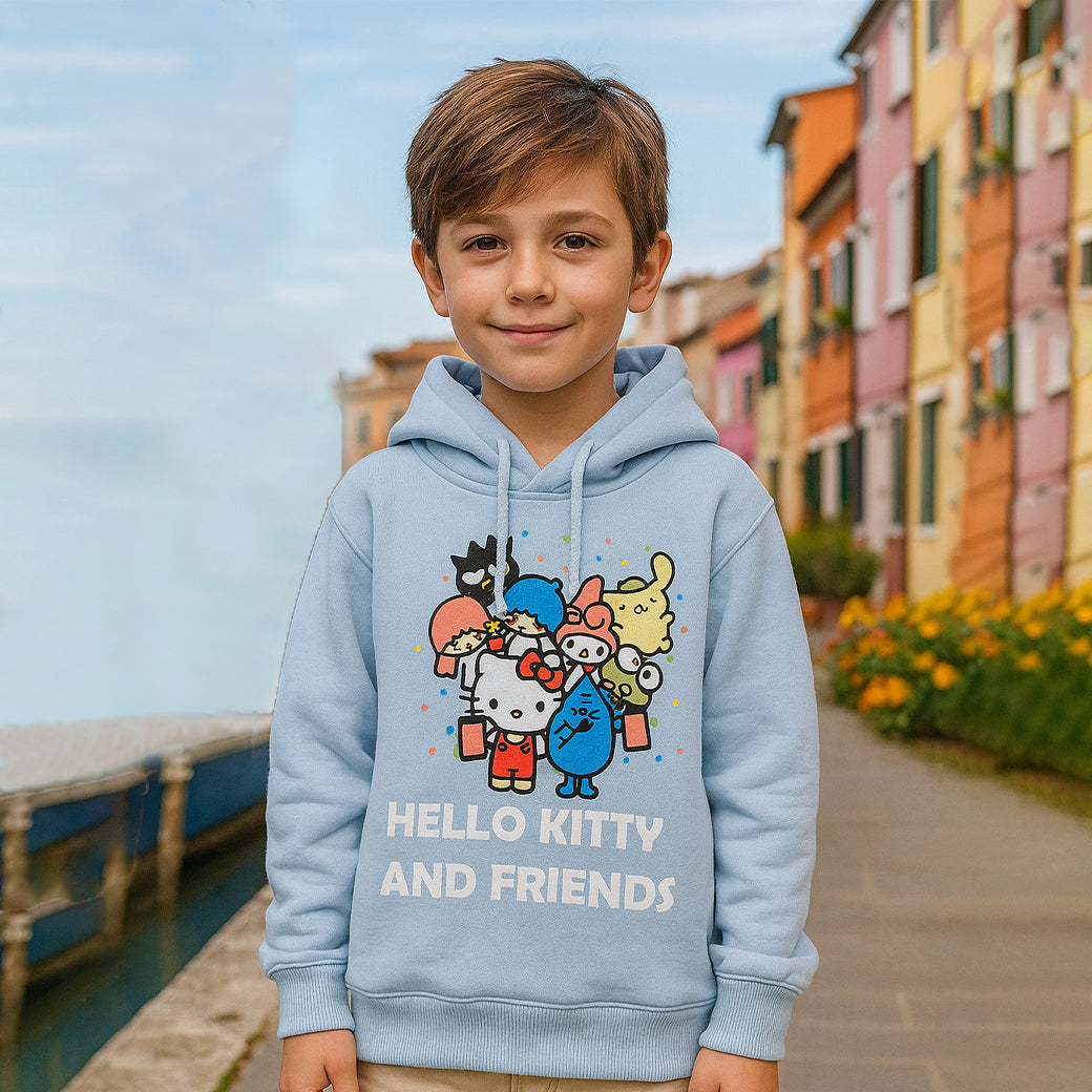 AIRLIFE GRAPHIC HOODIE SWEATSHIRT - SKYBLUE