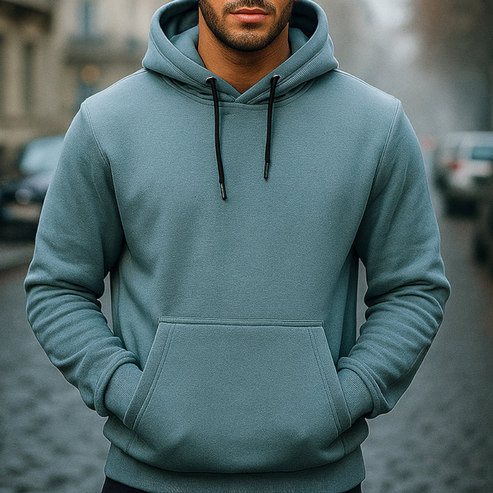 ACTIV BASIC HOODIE SWEATSHIRT - PETROL