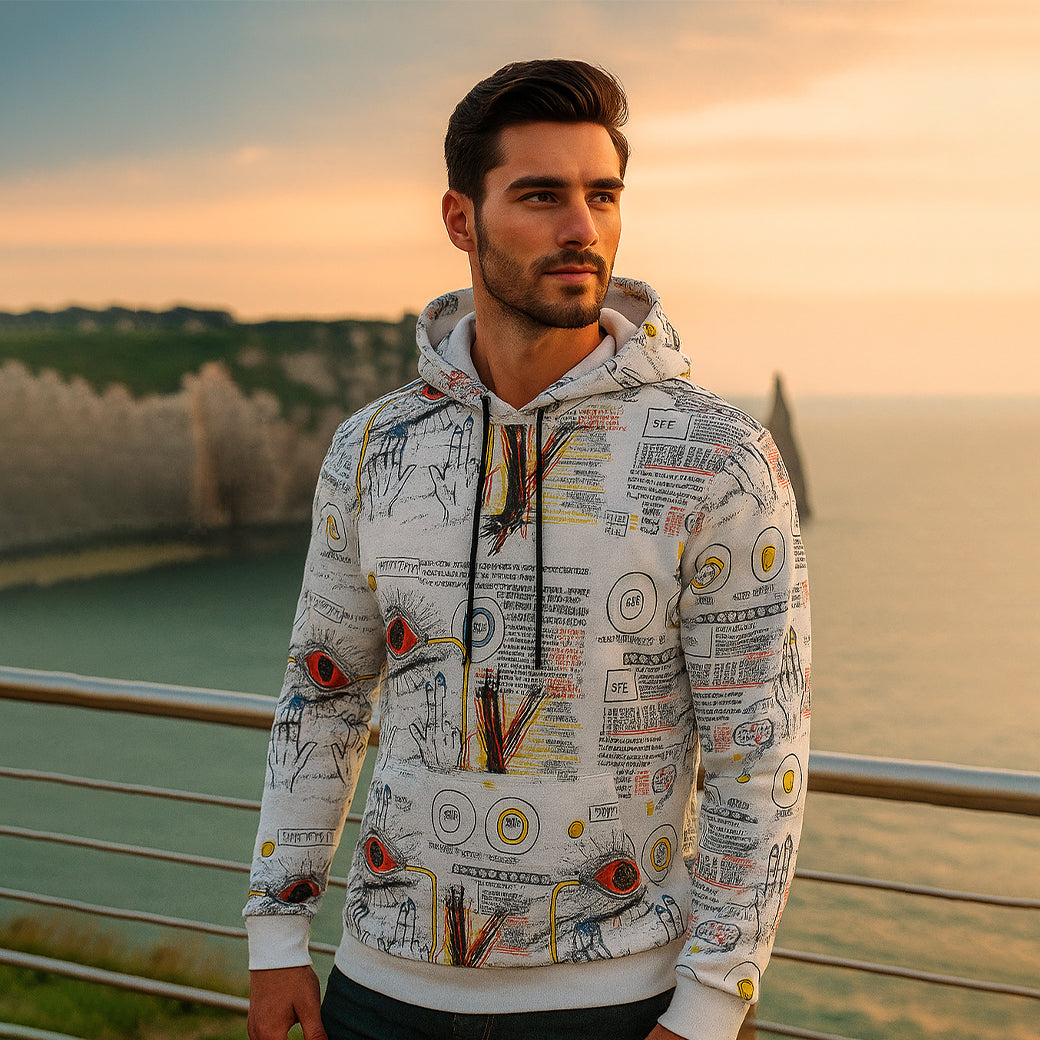 AIRLIFE F.COVER HOODIE SWEATSH - WHITE
