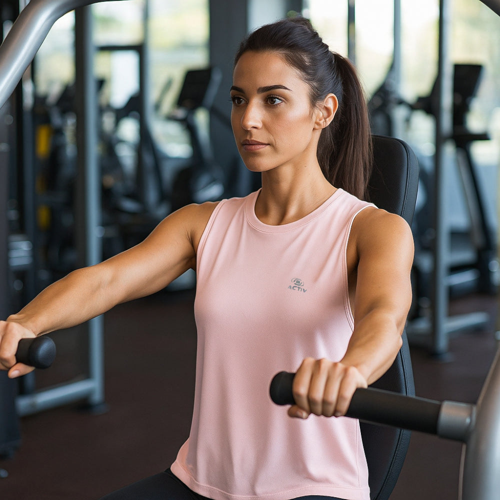 ACTIV PRINT SPORTS TANKTOP - ROSE