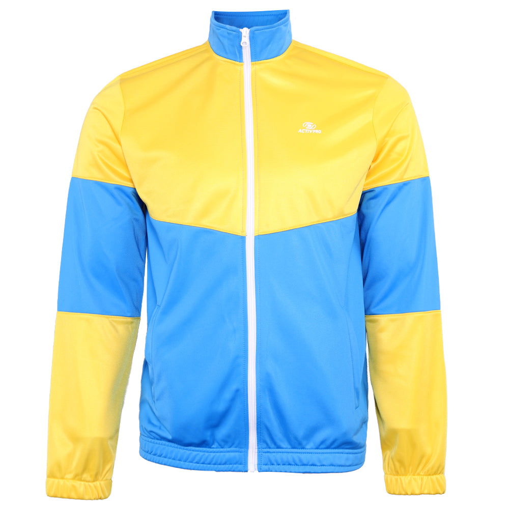 ACTIV CROW ZIPPER TRACKSUIT -  Yellow*Turquoise