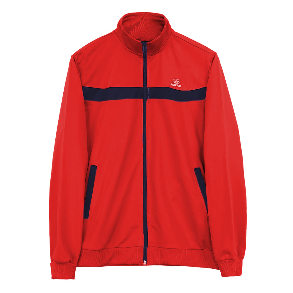 ACTIV CROW ZIPPER TRACKSUIT - RED