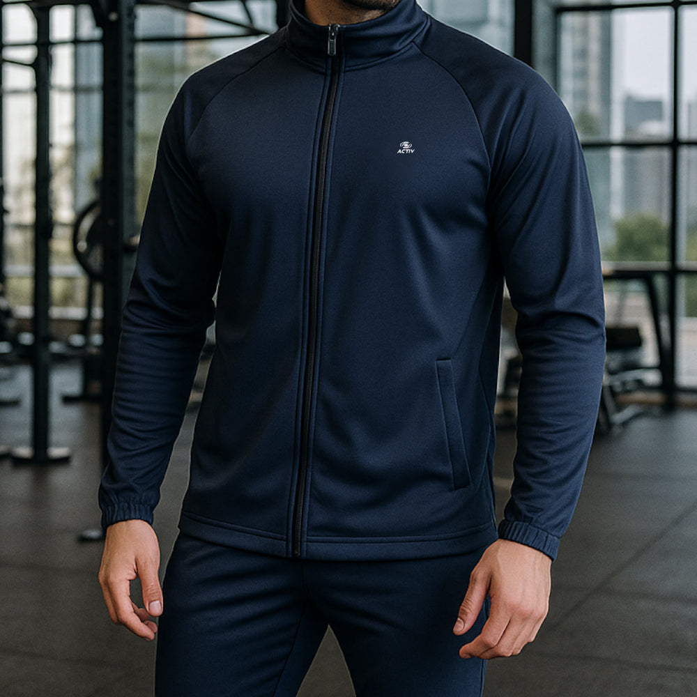 ACTIV BASIC ZIPPER TRACKSUIT - NAVY