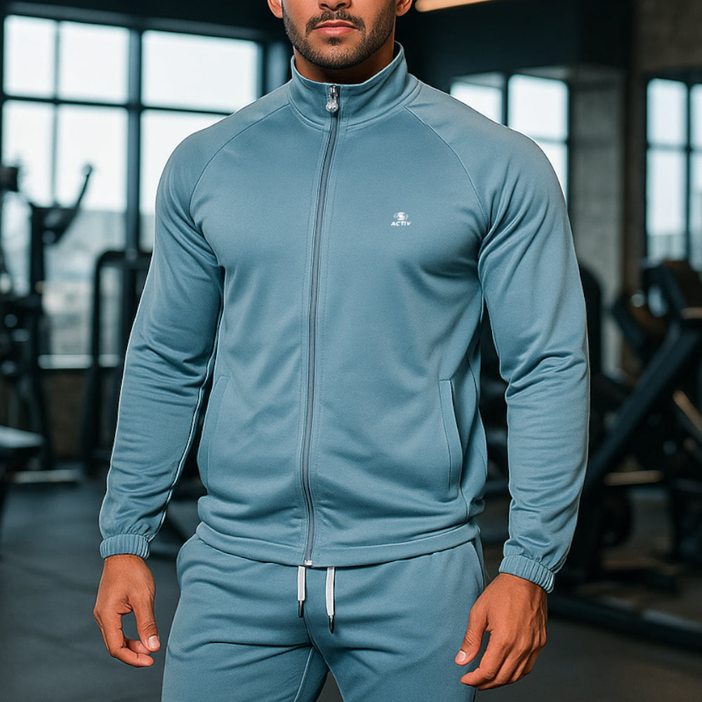 ACTIV BASIC ZIPPER TRACKSUIT - INDIGO