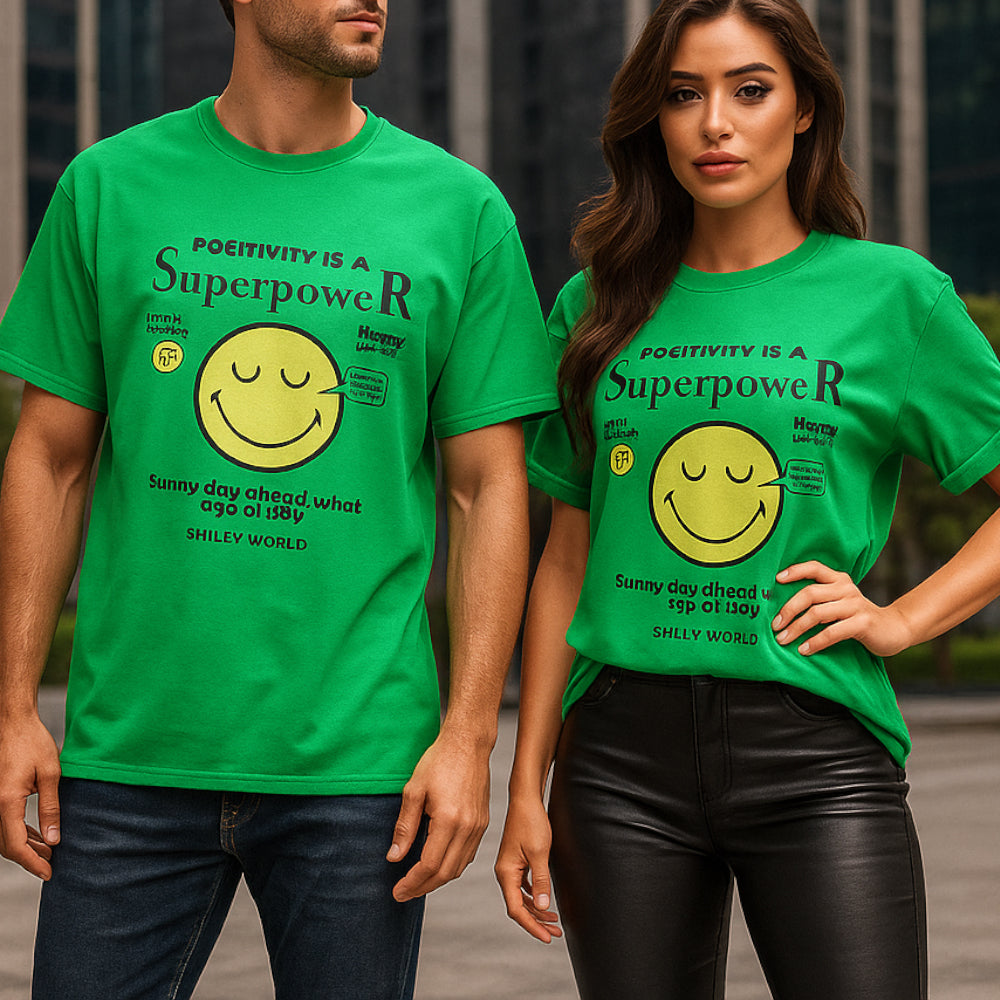 ACTIV GRAPHIC R.NECK T-SHIRT -  GREEN
