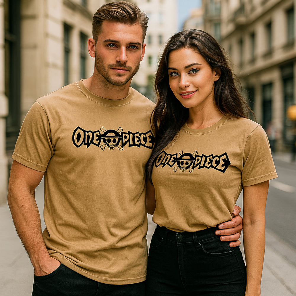 ACTIV GRAPHIC R.NECK T-SHIRT - CAMEL
