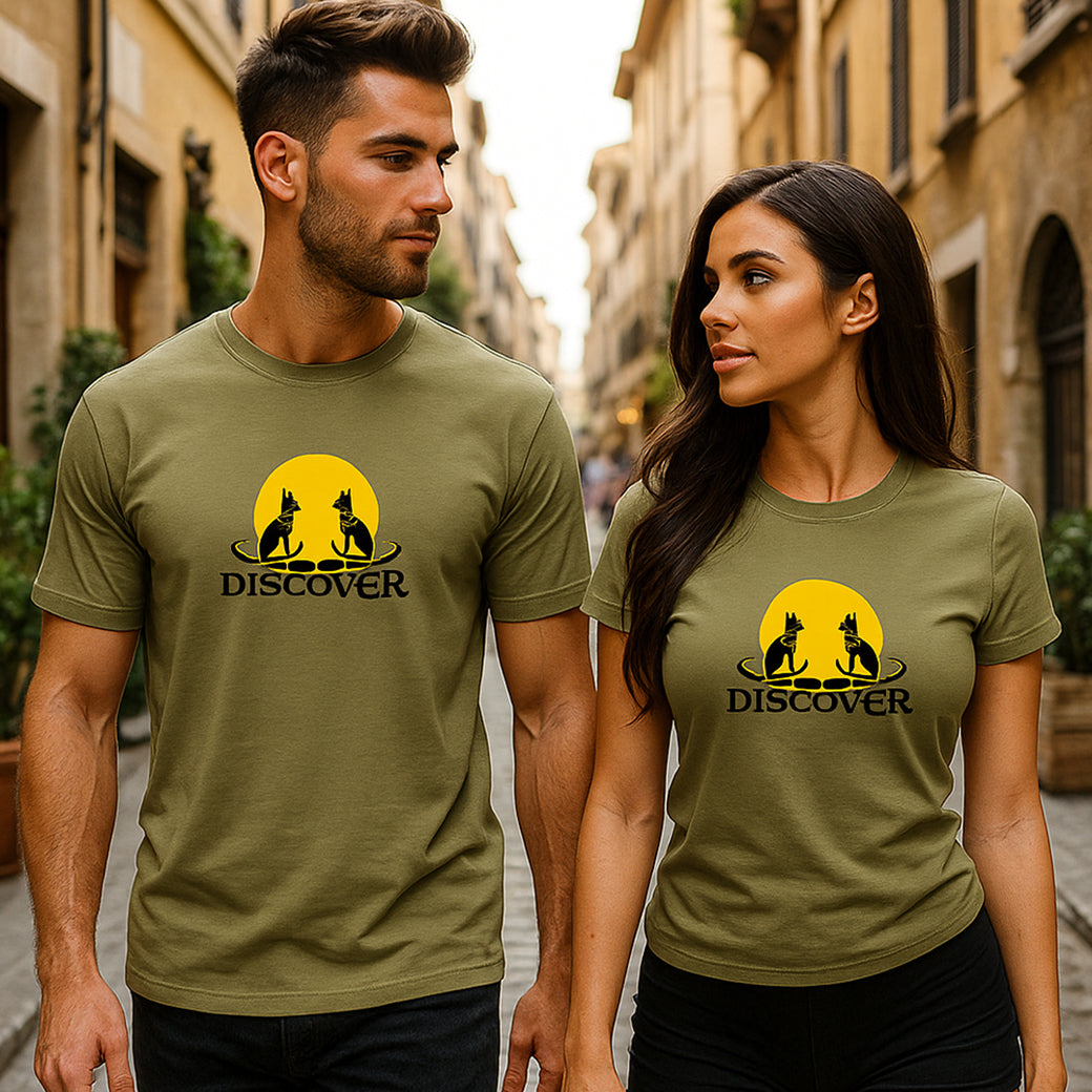 ACTIV GRAPHIC R.NECK T-SHIRT - KHAKI