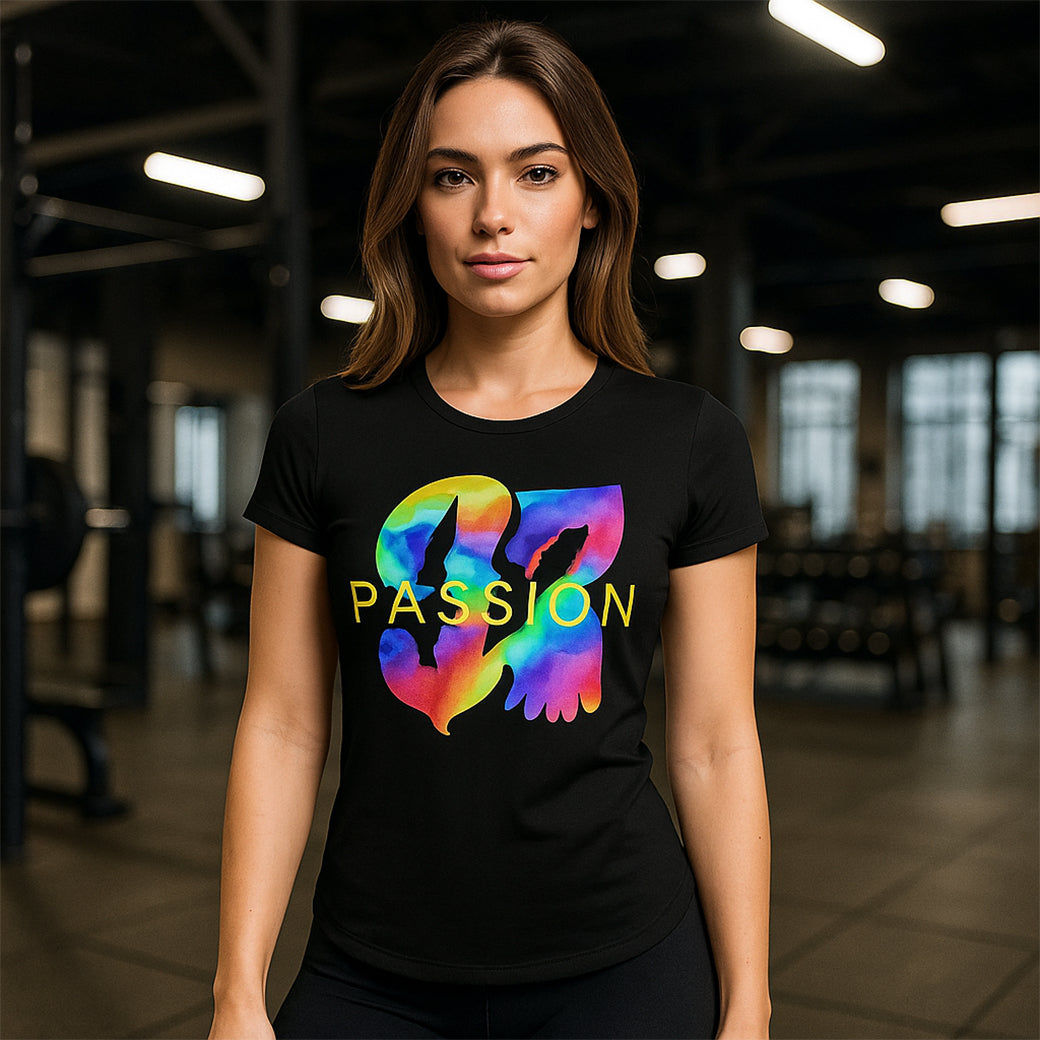 ACTIV GRAPHIC R.NECK T-SHIRT - BLACK