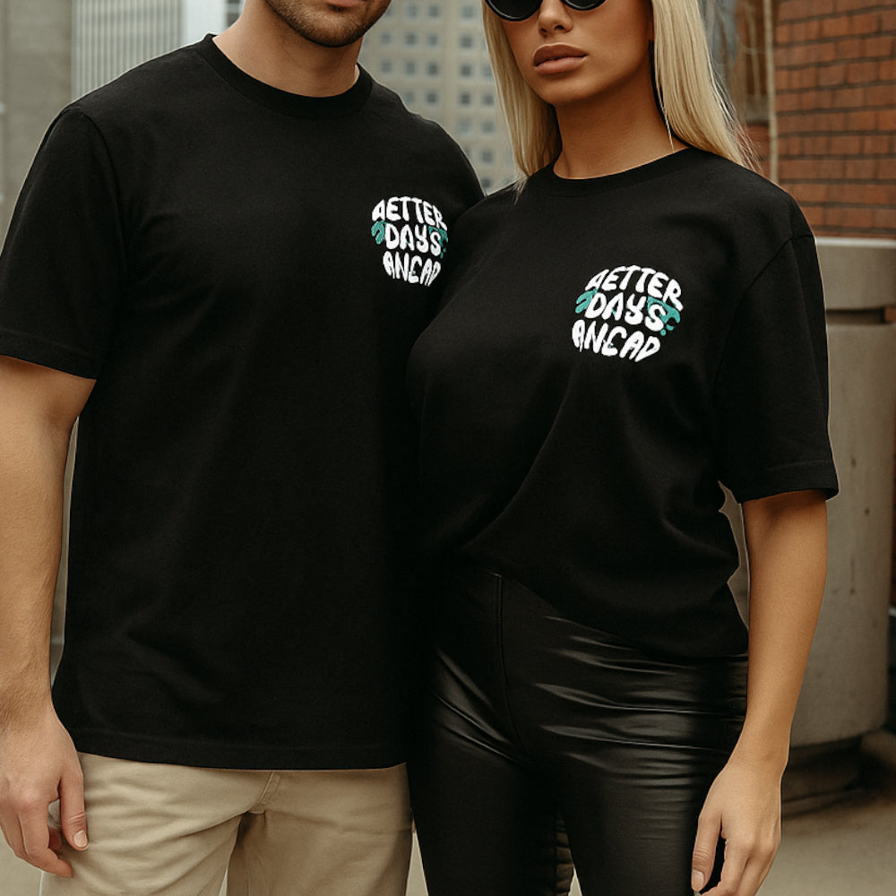 ACTIV GRAPHIC R.NECK T-SHIRT - BLACK