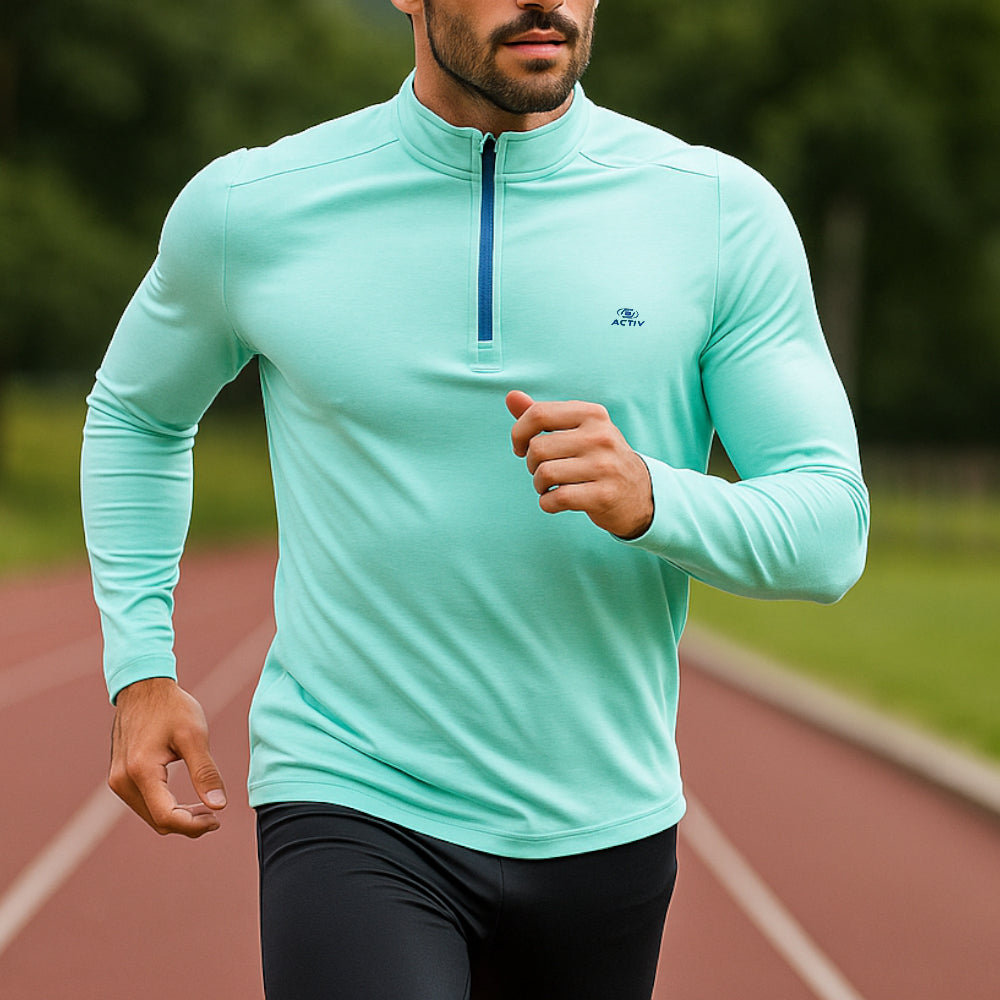 تي شيرت ACTIV PRINT LS - رمادي 