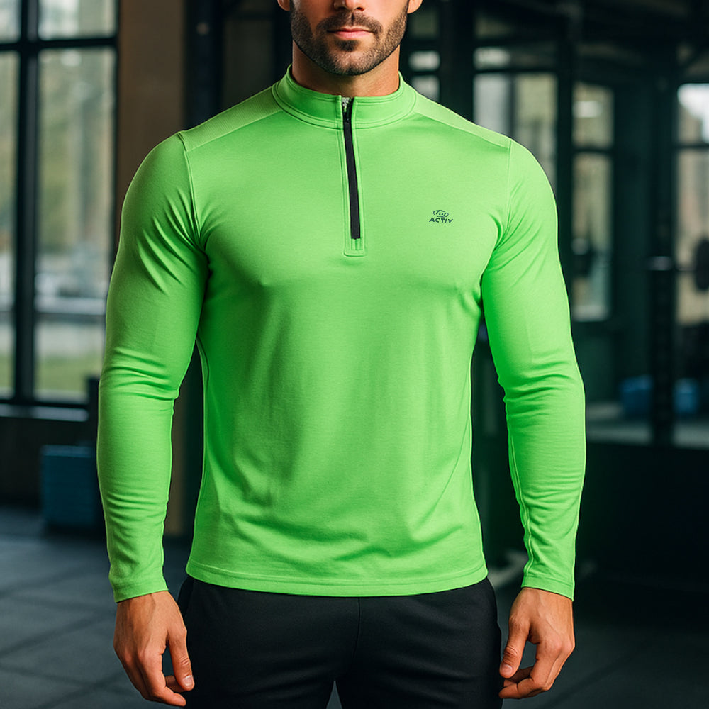 تي شيرت ACTIV PRINT LS - رمادي 