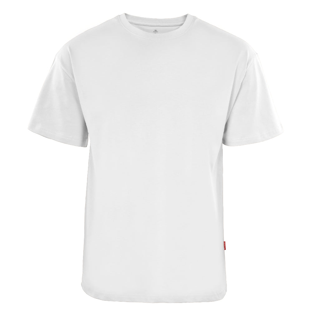 ACTIV BASIC R.NECK - OVERSIZE T-SHIRT - WHITE