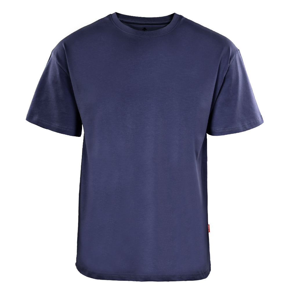ACTIV BASIC R.NECK - OVERSIZE T-SHIRT - NAVY