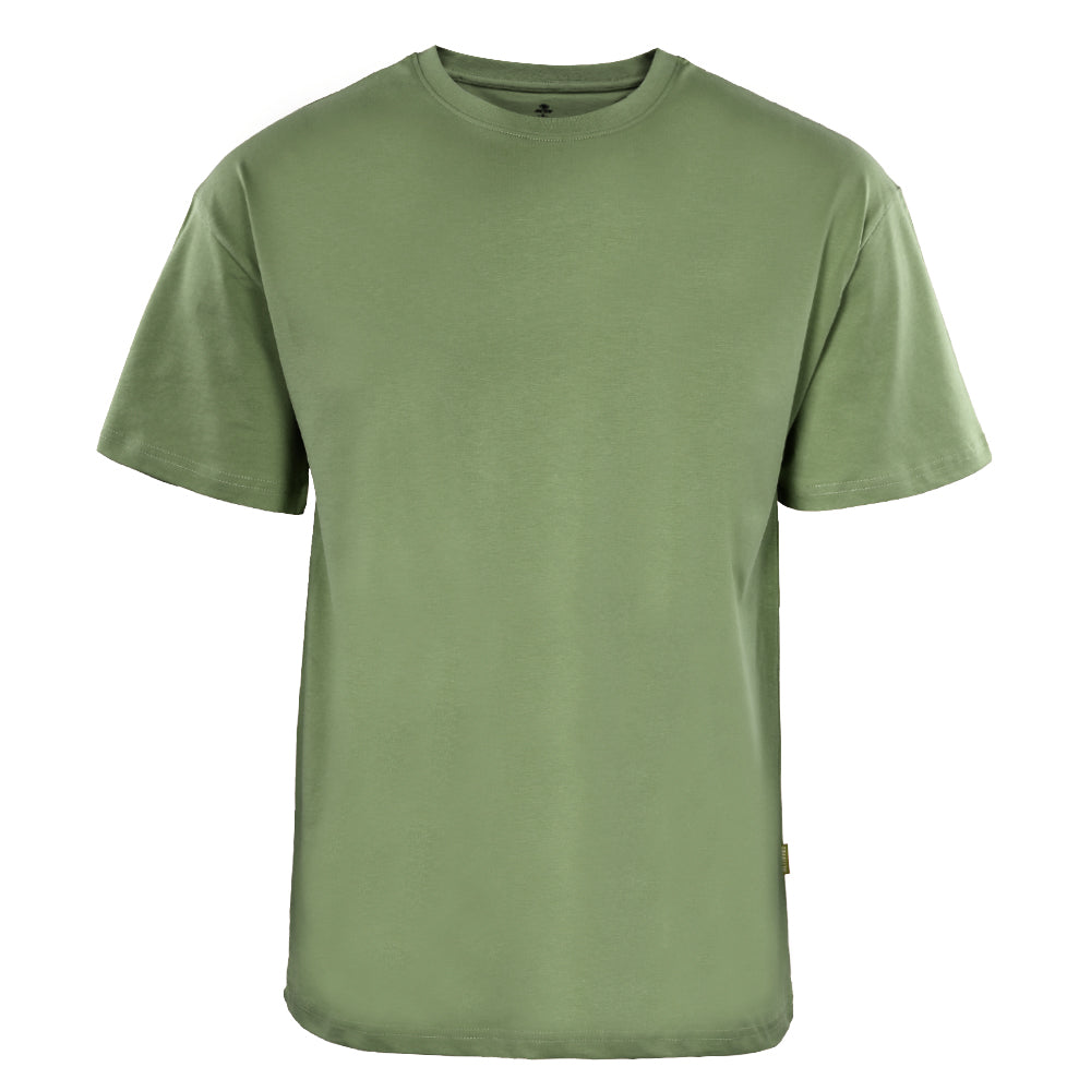 ACTIV BASIC R.NECK - OVERSIZE T-SHIRT - OLIVE