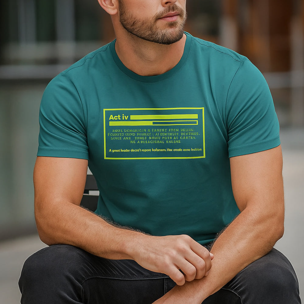 ACTIV PRINT R.NECK T-SHIRT - GENZARY - Activ Abou Alaa