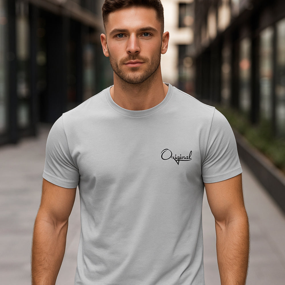 ACTIV PRINT R.NECK T-SHIRT - GREY - Activ Abou Alaa