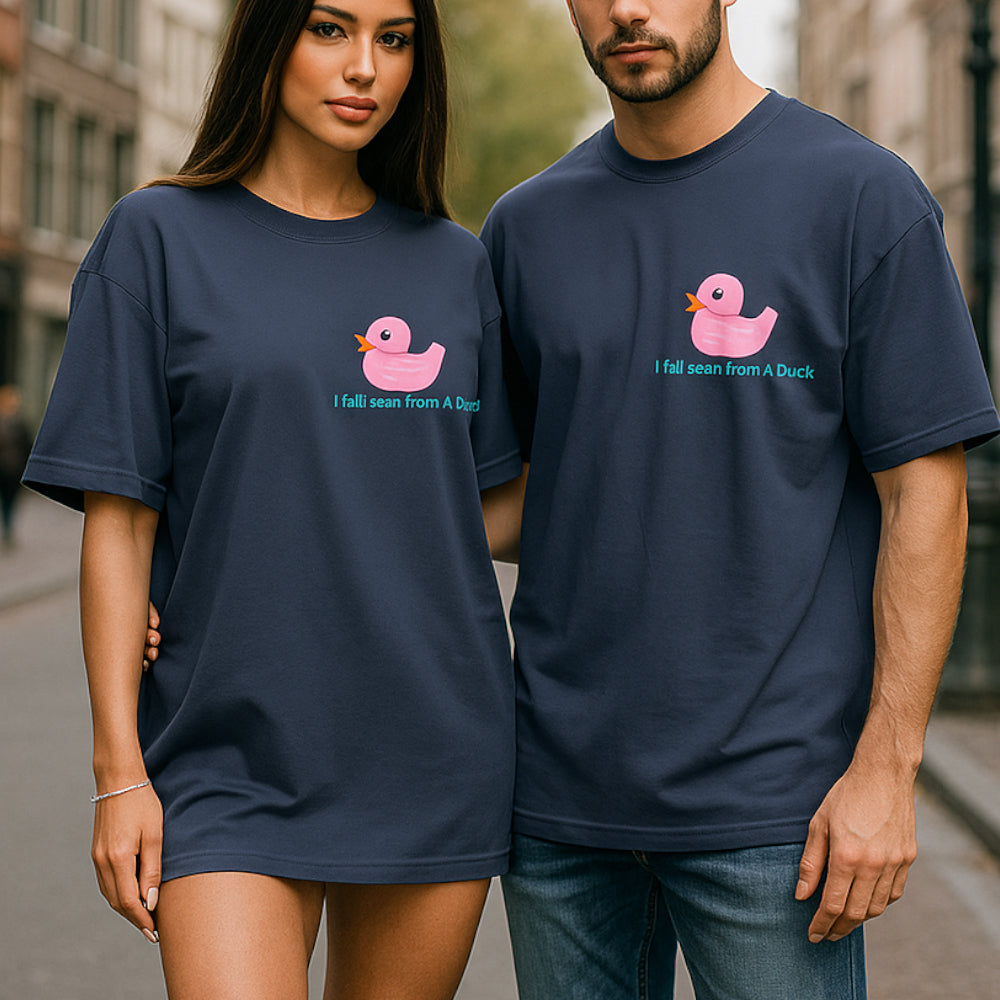 ACTIV GRAPHIC R.NECK -OVRSIZE T-SHIRT - NAVY