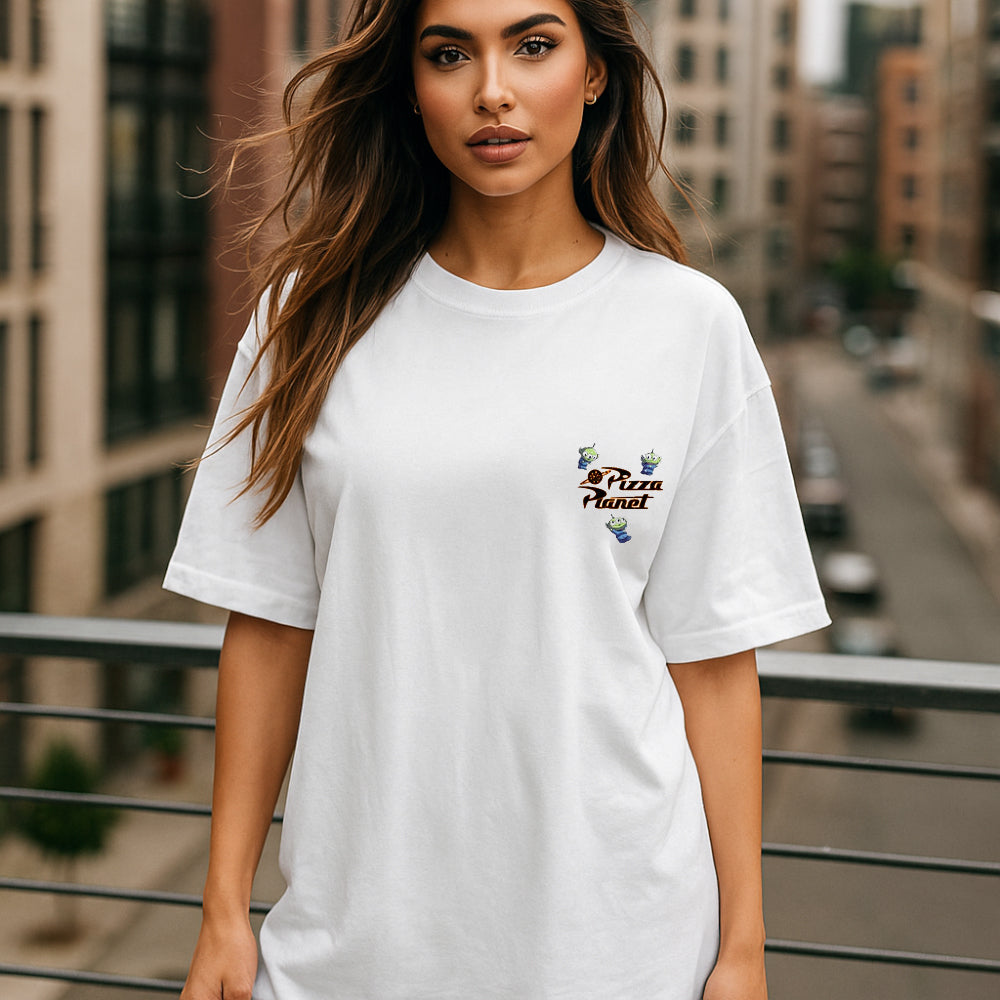 ACTIV GRAPHIC R.NECK -OVRSIZE T-SHIRT - WHITE