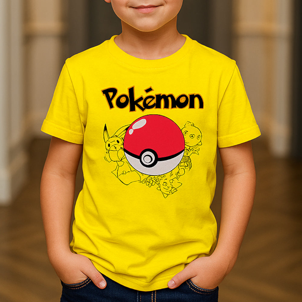 ACTIV GRAPHIC R.NECK T-SHIRT - YELLOW