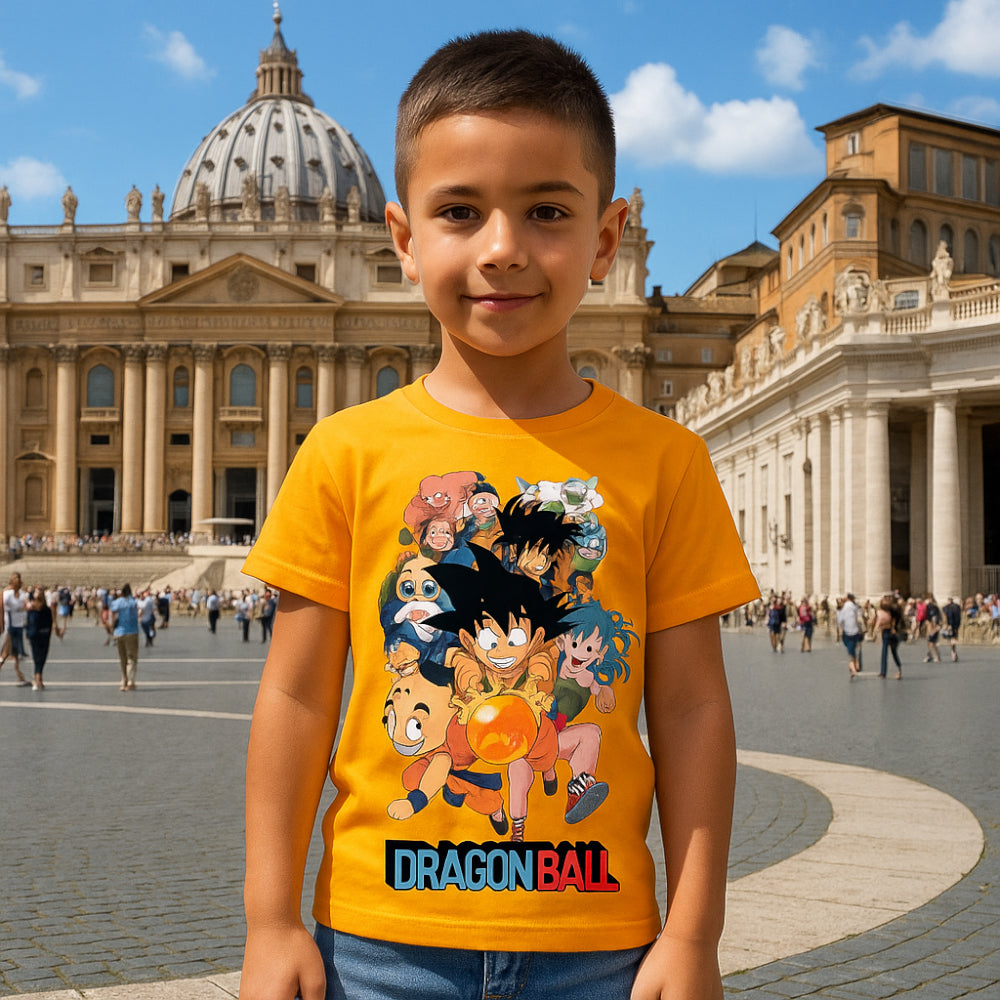 ACTIV GRAPHIC R.NECK T-SHIRT - MUSTARD