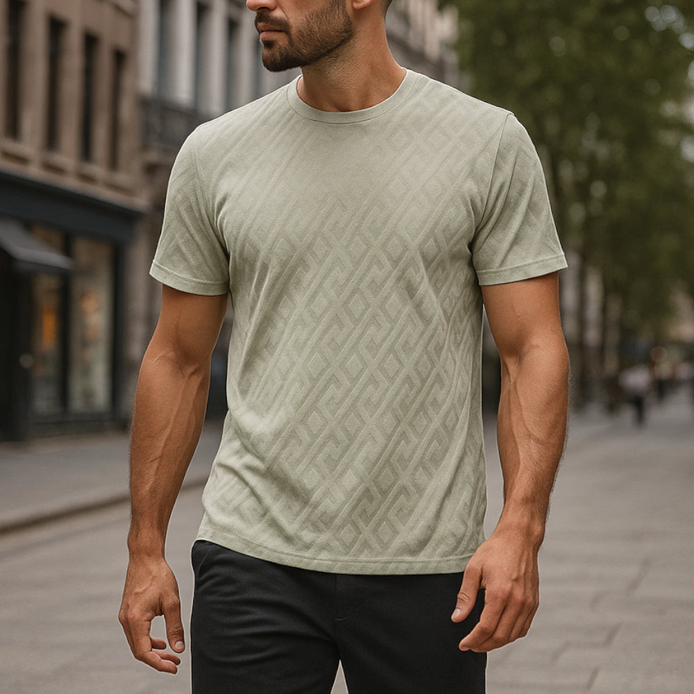 ACTIV TRANSFER R.NECK T-SHIRT - L.OLIVE