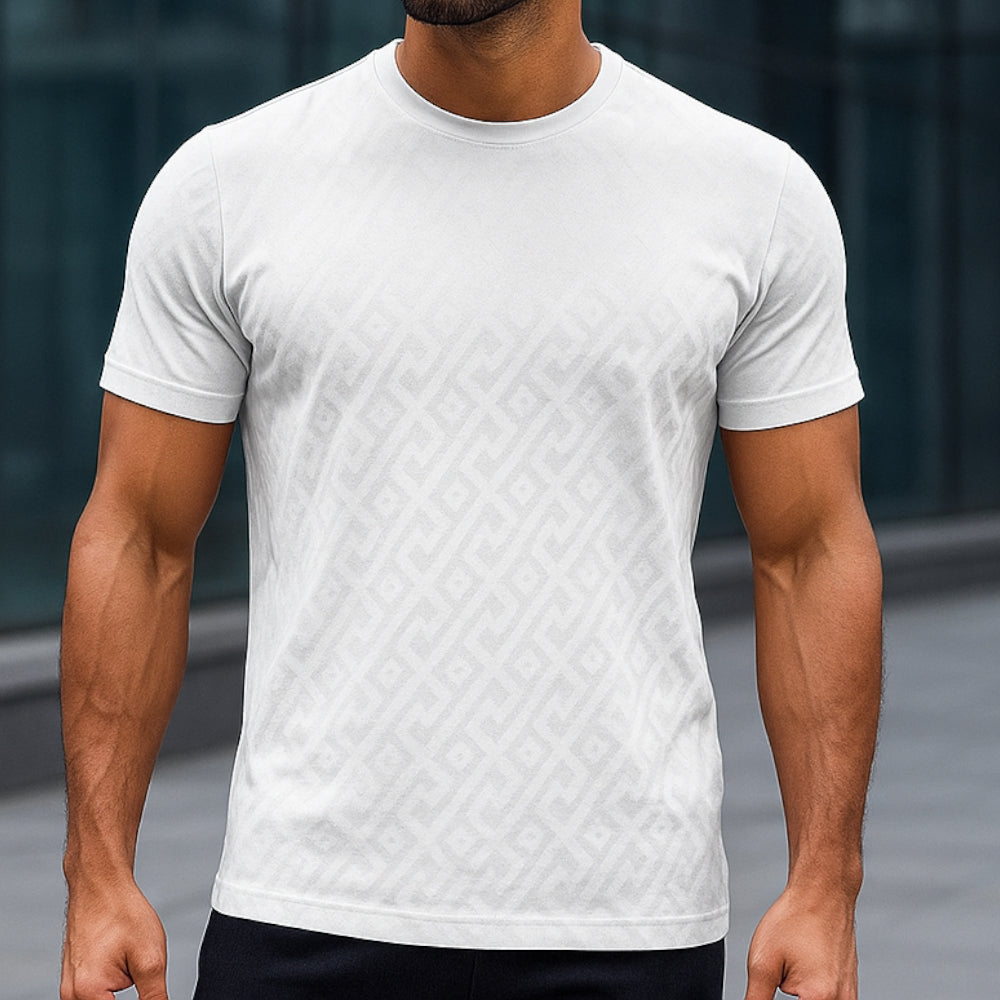 ACTIV TRANSFER R.NECK T-SHIRT - WHITE