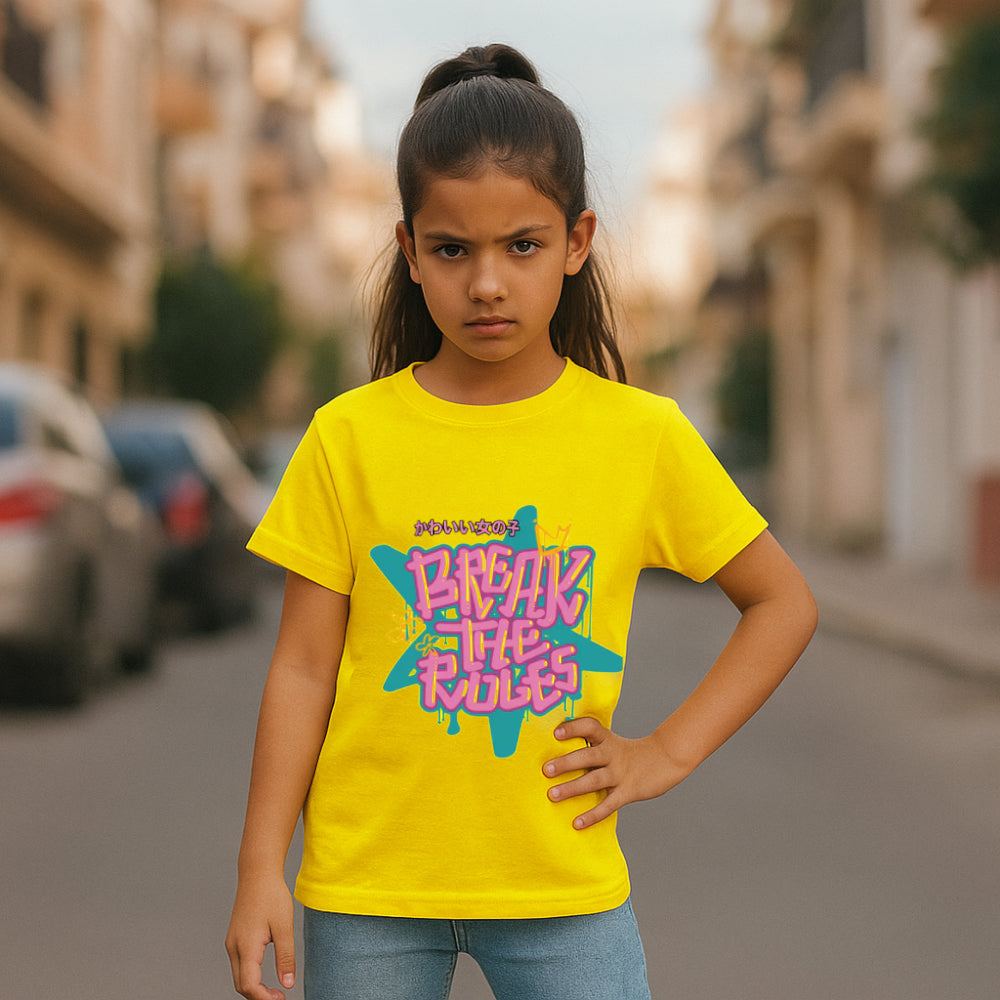 ACTIV GRAPHIC R.NECK T-SHIRT - YELLOW